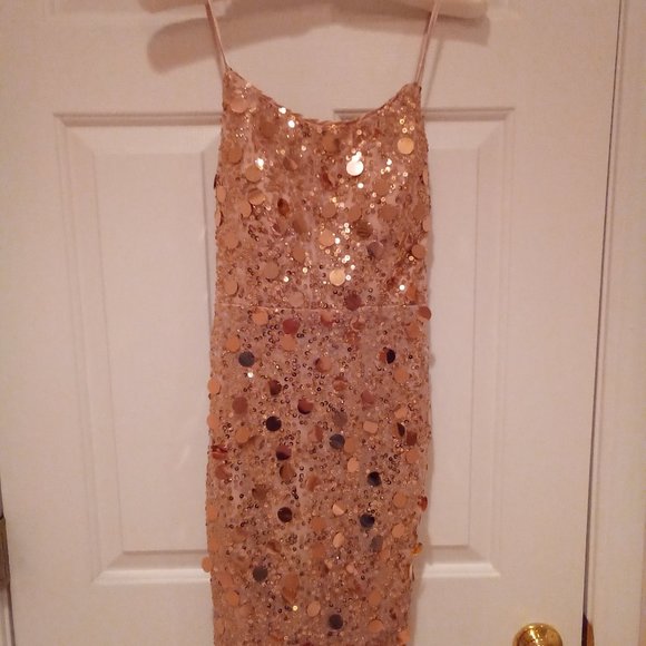 SHOW STOPPER! Crystal sky shining mini dress - Picture 3 of 5